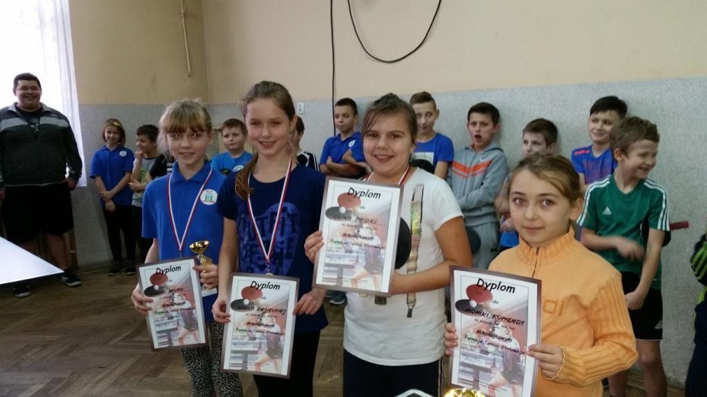 Najlepsze żaczki: Gabriela Nowak, Amelia Rusiecka, Oliwia Pridka i Monika Komenda.

<br/>fot.Zbiory organizatorów