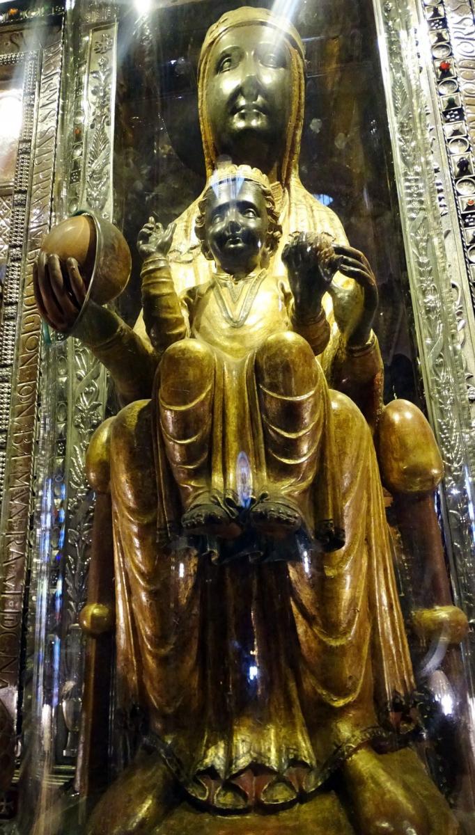 Czarna Madonna z Montserrat.<br/>fot.Mariusz Godos