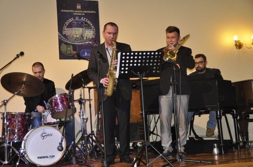 Pernal Quartet zagrał u Attavantich.<br/>fot.CKiP Jarosław