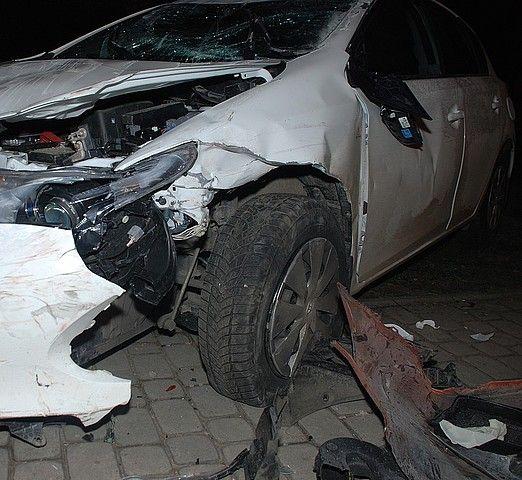Do wypadku doszło około godziny 18. Oba pojazdy zostały poważnie uszkodzone.<br/>fot.archiwum KMP Przemyśl
