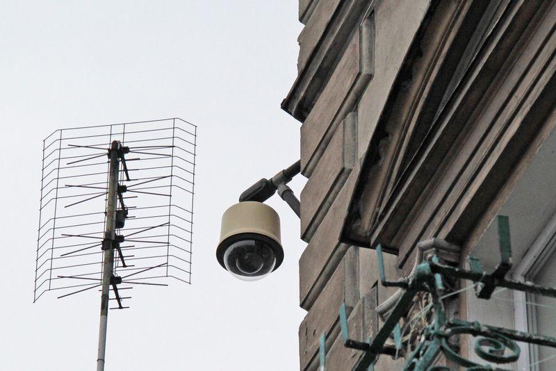Kamera na kamienicy Storcha zostanie wymieniona jeszcze w tym roku.<br/>fot.Roman Kijanka