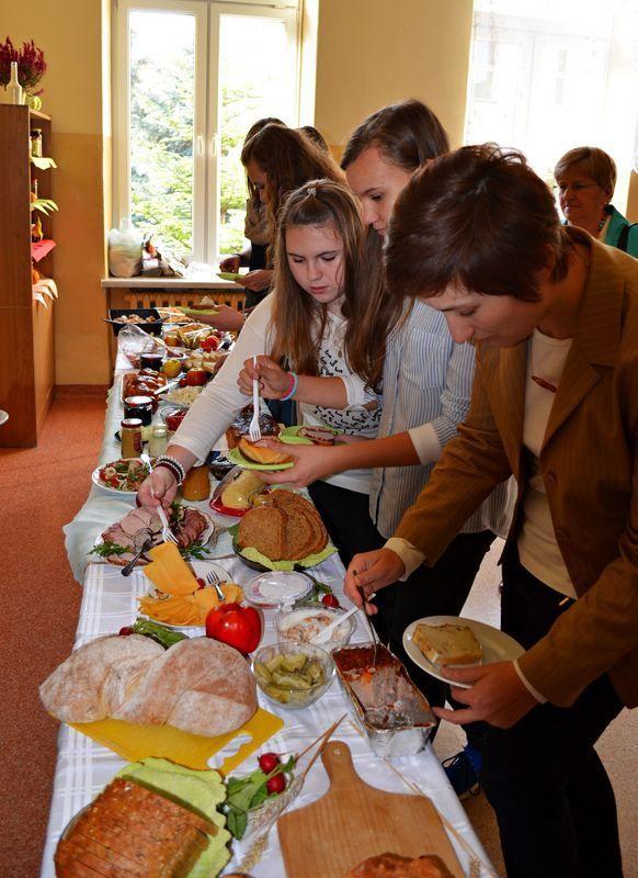 Degustacja zdrowej żywności.<br/>fot.Aleksandra Białoń