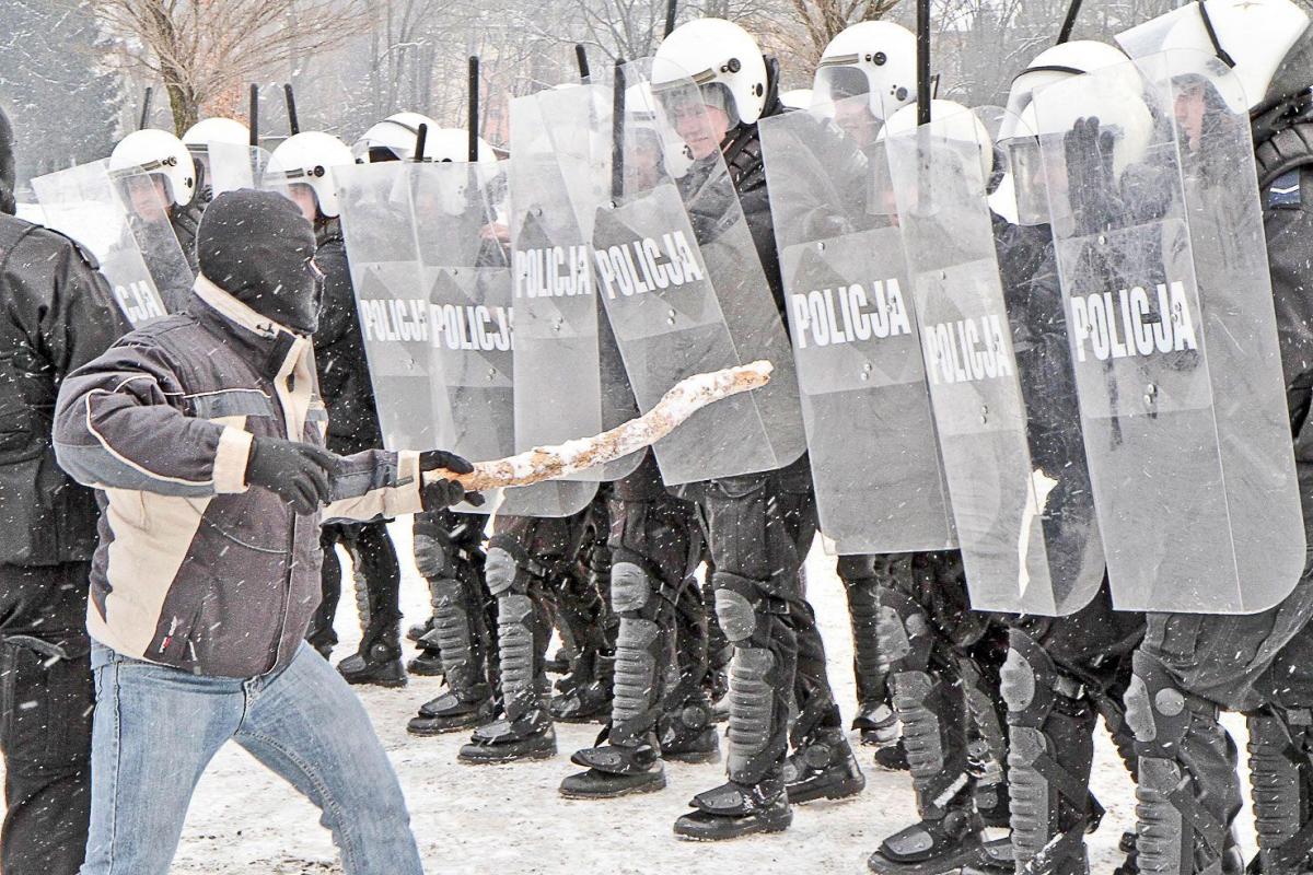 Policja w akcji<br/>fot.Jacek Szwic