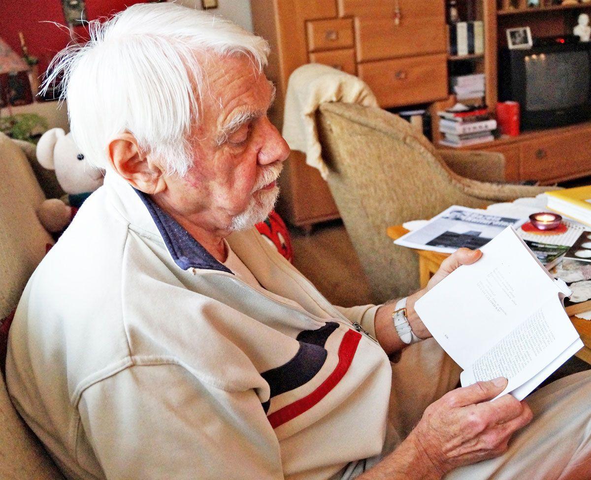 Kazimierz Ivosse, pomimo swych osiągnięć, pozostał skromnym człowiekiem. Nie goni za sławą i pieniędzmi.<br/>fot.Bogusława Pajda