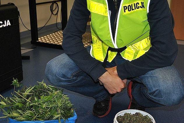 Znalezione przez policję środki odurzające.<br/>fot.KPP Jarosław