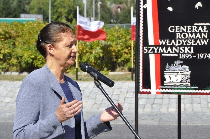 Wnuczka generała Maria Szymańska.<br/>fot.UM Jarosław