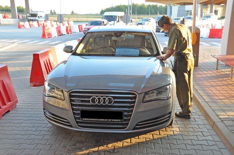 Skradzionym w Niemczech audi kierował mieszkaniec Lwowa.