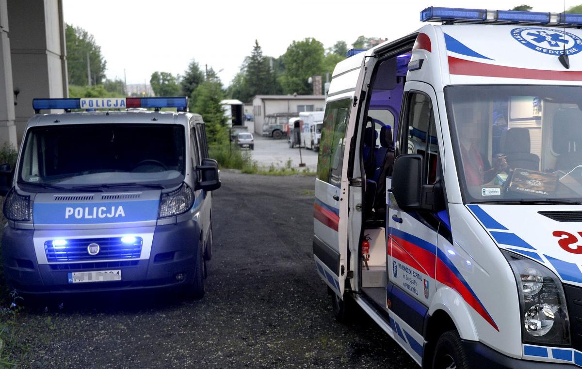 Rannych nastolatków przewieziono do Szpitala Wojewódzkiego w Przemyślu. Pomimo wysiłków lekarzy 16-letni chłopak zmarł.<br/>fot.zbiory własne
