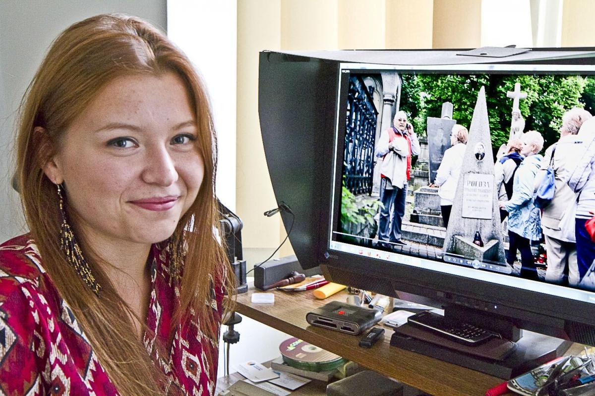 Z trzech godzin materiału zrobiłam film trwający minutę i czterdzieści pięć sekund - mówi Aleksandra Sawicz.