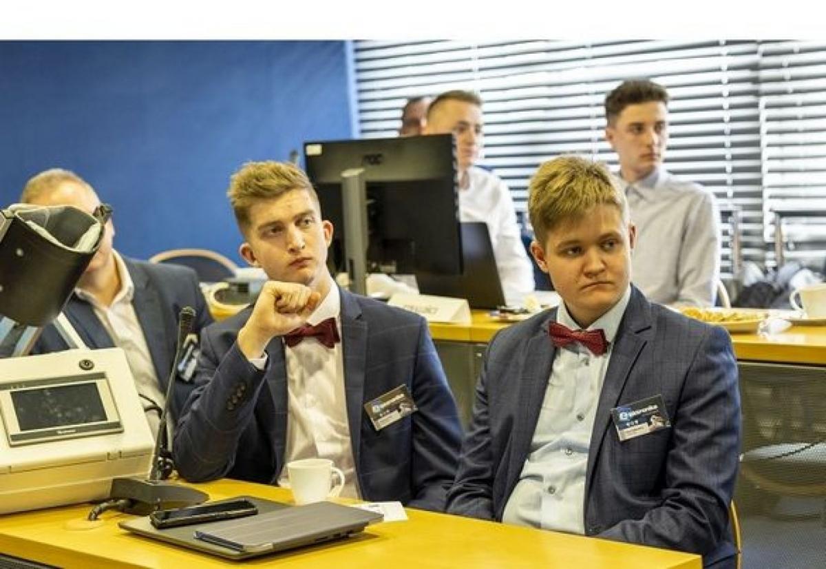 Zdolna ekipa ZSTiO w Jarosławiu – Mateusz Żuk i Filip Kiełbowicz.<br/>fot.ZSTiO Jarosław