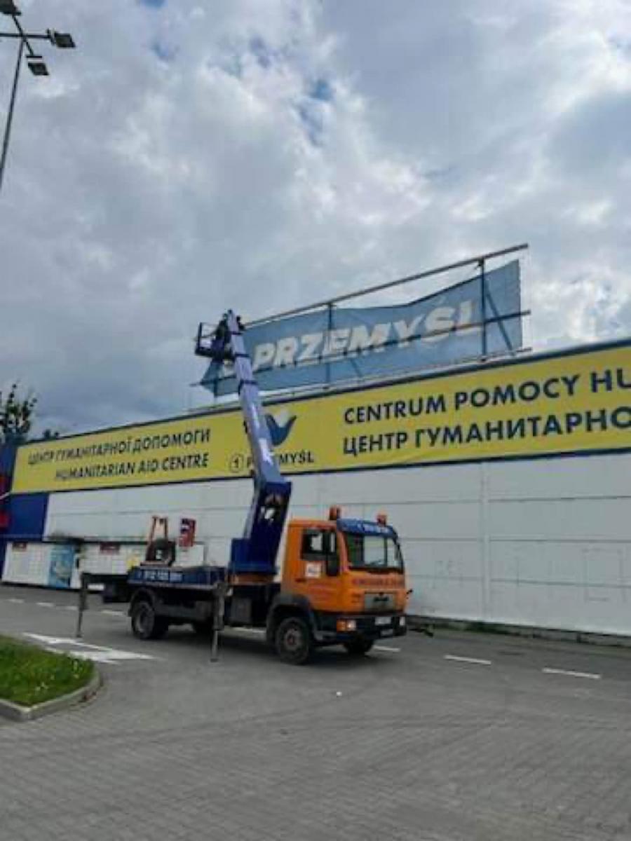 20 kwietnia br. pracę zakończyło największe w Europie Centrum Pomocy Humanitarnej przy ul. Lwowskiej w Przemyślu.<br/>fot.UM Przemyśl  