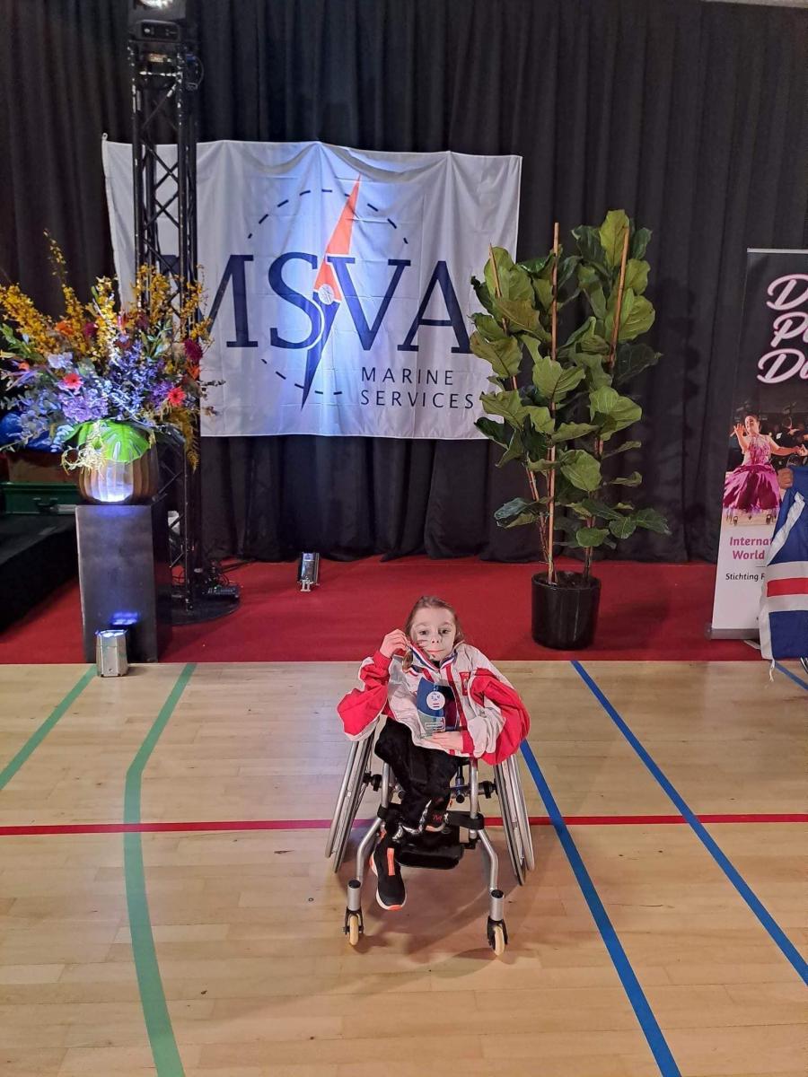 16-letnia Sara Staszyszyn znowu błysnęła klasą i umiejętnościami. W Amsterdamie zdobyła kolejne dwa złote medale.<br/>fot.ze zbiorów własnych