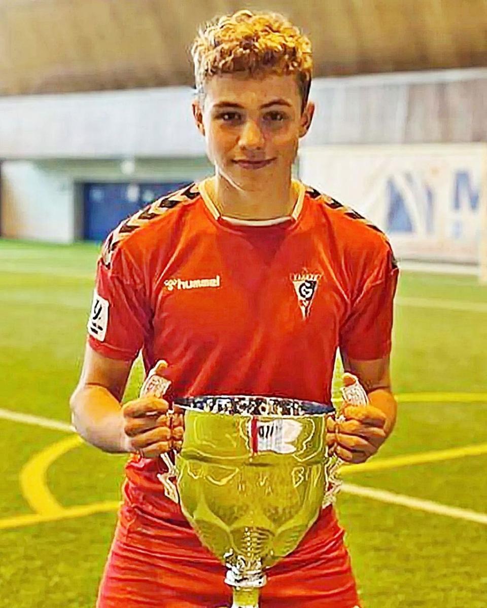 Wychowanek Polonii Przemyśl, obecnie kapitan młodzieżowego Górnika Zabrze, Norbert Barczak został powołany do reprezentacji Polski U-18.<br/>fot.ze zbiorów własnych