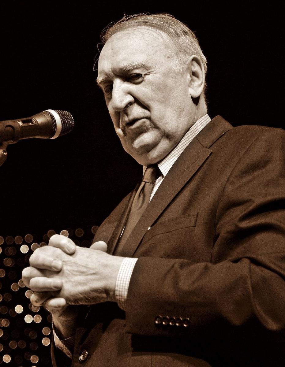 Ryszard Niemiec podczas jubileuszowej gali z okazji 40. edycji konkursu-plebiscytu Czytelników Życia Podkarpackiego w 2015 roku.<br/>fot.ze zbiorów własnych