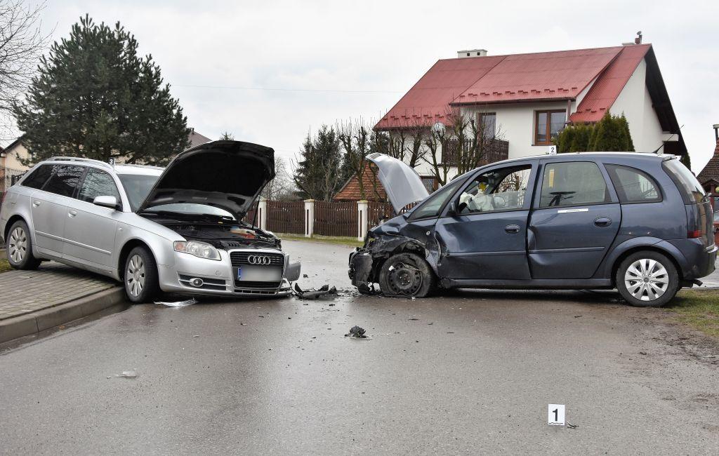 Czołówka w Szówsku.<br/>fot.KPP Jarosław