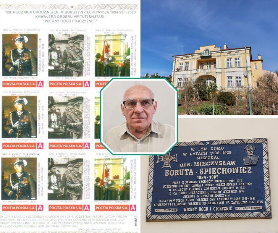 Józef Rybczyński, który wśród przemyślan może być kojarzony z kolekcjami poświęconymi kardynałowi Karolowi Wojtyle – Ojcu św. Janowi Pawłowi II, tym razem zadbał, by nie zginęła pamięć o kawalerze Orderu Virtutti Militari – gen. Mieczysławie Borucie-Spiechowiczu. <br/>fot.Monika Rusinek