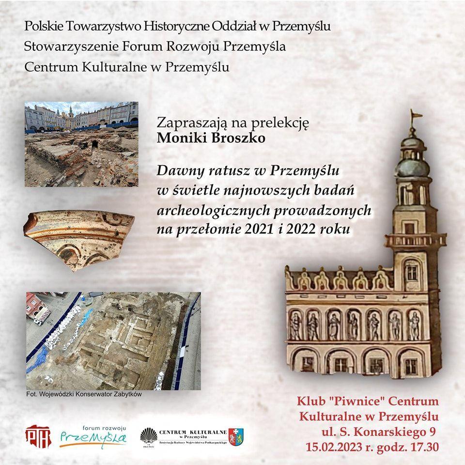 Oficjalny plakat środowego spotkania w Centrum Kulturalnym w Przemyślu.<br/>fot.ze zbiorów organizatora