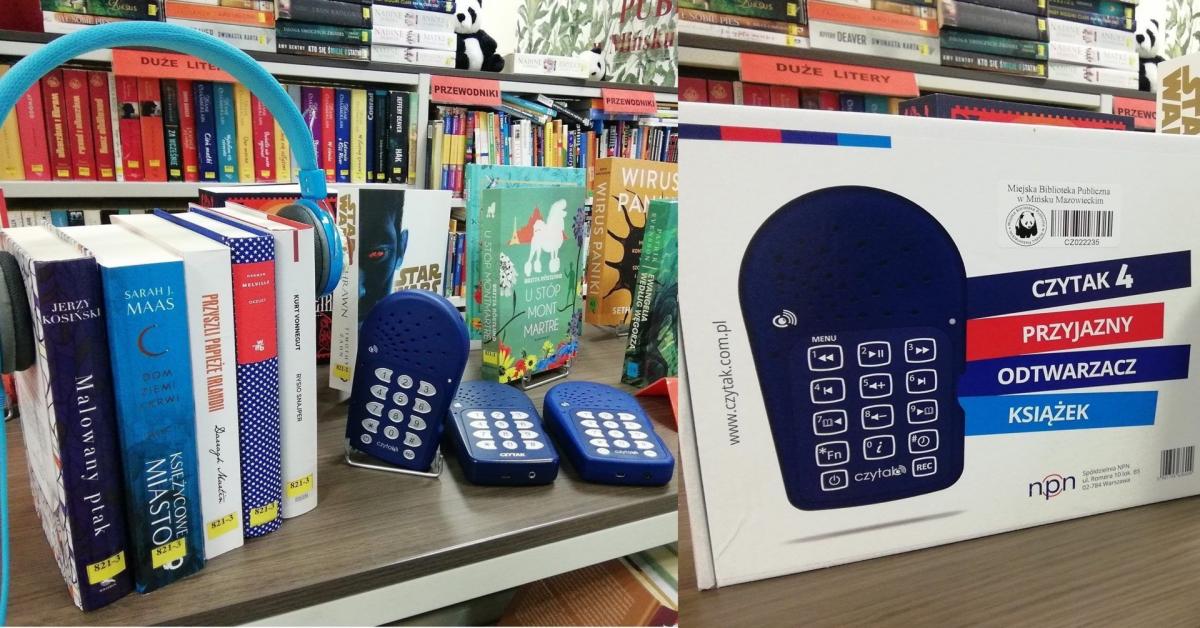 Czytak działa jak najprostszy odtwarzacz MP3 i daje dostęp do prawie 3160 książek mówionych.

<br/>fot.www.mbpmp.pl