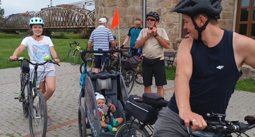 Wśród 30 cyklistów nie brakowało też najmłodszych./ ZDJĘCIE: materiały organizatora