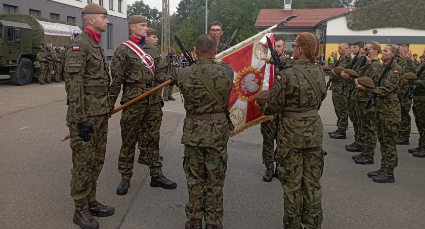 W centrum Fredropola odbyła się piąta w tym roku przysięga żołnierzy 20 Przemyskiej Brygady Obrony Terytorialnej. Fot. 20. PBOT