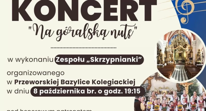 Oficjalny plakat koncertu.