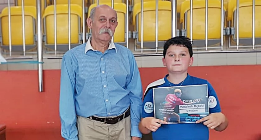 Wojciech Dębski (z prawej) z przemyskiego Nurtu znakomicie spisał się w rywalizacji ze starszymi zawodnikami. Fot. zbiory własne