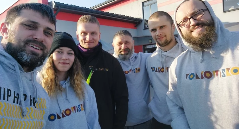 Fundacja Folkowisko w 2022 roku stała się jednym z największych ogniw pomocy humanitarnej dla Ukrainy. / Фундація Фольковисько стала однією з найбільших ланок гуманітарної допомоги для України у 2022 році. fot. Ch. Roche