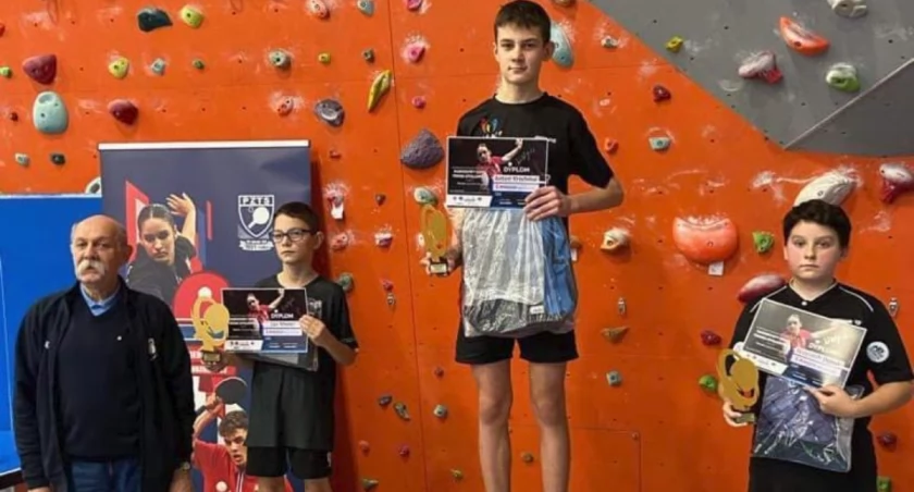 Pierwszy z prawej Wojciech Dębski z Nurtu Przemyśl. Fot. zbiory własne