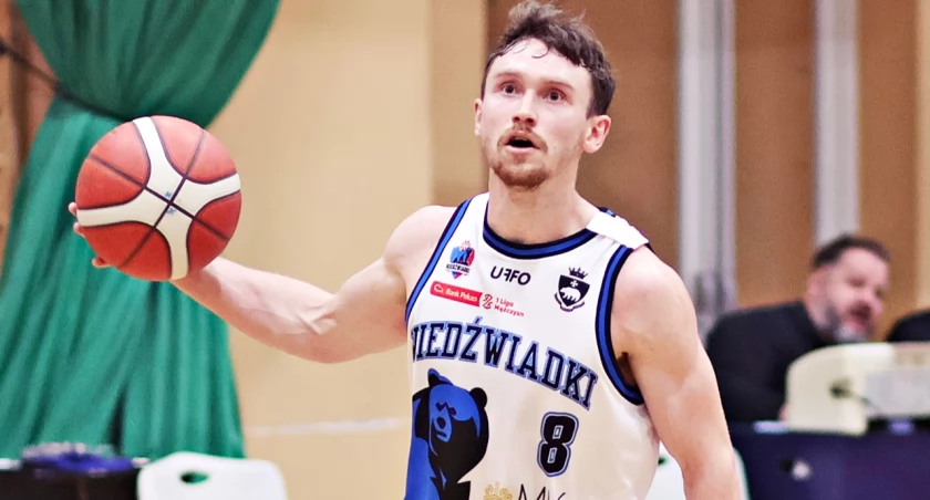 Rafał Serwański wykonał kawał dobrej roboty w obronie. Fot. Grzegorz Gajdzik