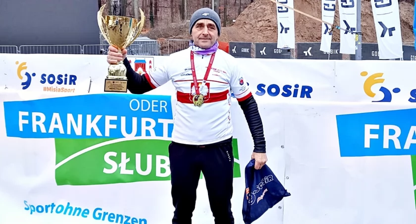 Mistrz Polski w kategorii „masters III B” Krzysztof Gierczak. Fot. zbiory własne