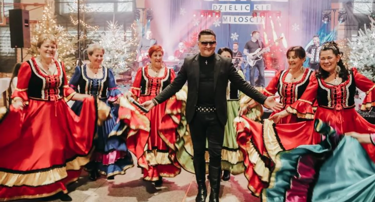 Wisienką na torcie był koncert Kordiana – muzyka, który brawurowo potrafi łączyć brzmienia disco polo z góralskim folklorem./ Zdjecia: UG Tryńcza