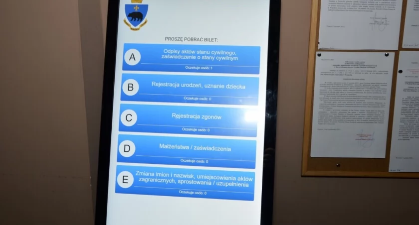 Wprowadzony elektroniczny system kolejkowy ma uporządkować i uspokoić ruch kolejkowy.  / FOT. UM Przemyśl