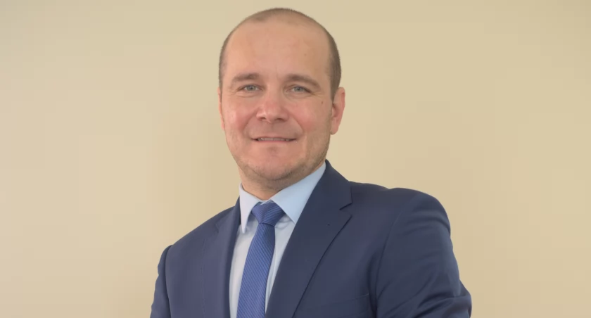Przemyski radny Maciej Kamiński (Prawo i Sprawiedliwość) jako trzeci ogłosił swój start w wyborach samorządowych na fotel prezydenta miasta Przemyśla. Fot. zbiory własne