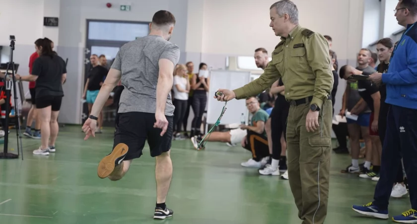 Podczas rekrutacji oceniany był m.in.: poziom znajomości języka obcego, wiedzy ogólnej oraz sprawności fizycznej. Fot. BiOSG Przemyśl