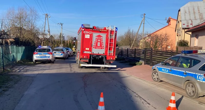 Tragedia rozegrała dziś (16 bm.), przed g. 8 rano w Zapałowie. / FOT. KPP Jarosław