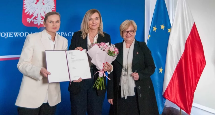 Powołanie na stanowisko podkarpackiego kuratora oświaty D. Nowak-Maluchnik wręczyła 14 lutego minister edukacji Barbara Nowacka./ FOT. PUW Rzeszów