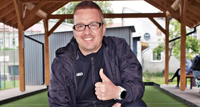 Dzięki zaangażowaniu Tomasza Bandrowicza w Przemyślu powstał pierwszy w Europie zadaszony kort do bocce. Fot. Mariusz Godos