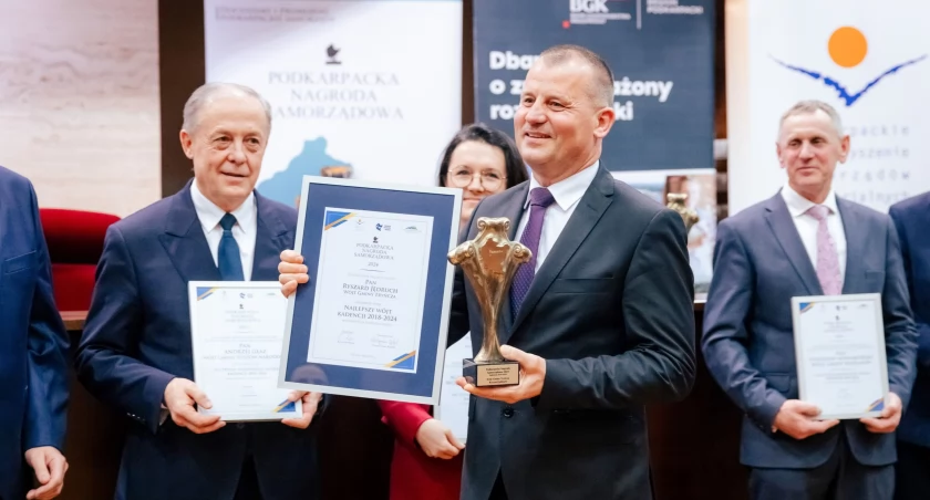 Wśród laureatów kategorii „Wójt Kadencji” znalazł się włodarz gminy Tryńcza w powiecie przeworskim Ryszard Jędruch./ FOT. T. Poźniak