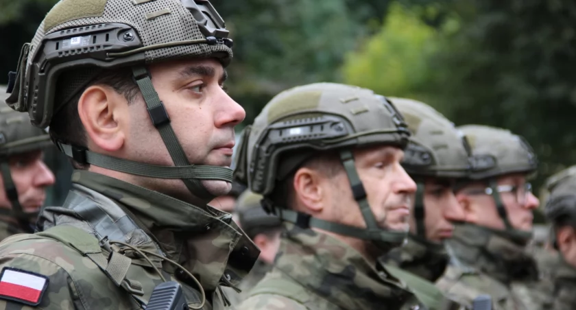 Żołnierze podczas poligonu szkolili się między innymi pod kątem funkcji pełnionych w sekcji lekkiej piechoty oraz doskonalili swoje umiejętności. Fot. 20. Przemyska BOT