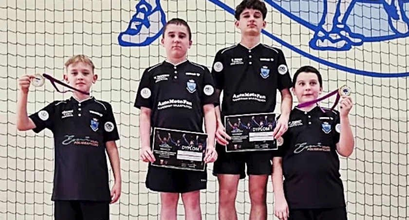 Młodzież Nurtu znakomicie spisała się w Błażowej. Od lewej: Kacper Ściubak, Wiktor Iwaniuch, Gracjan Dębski i Wojciech Dębski. Fot. zbiory własne