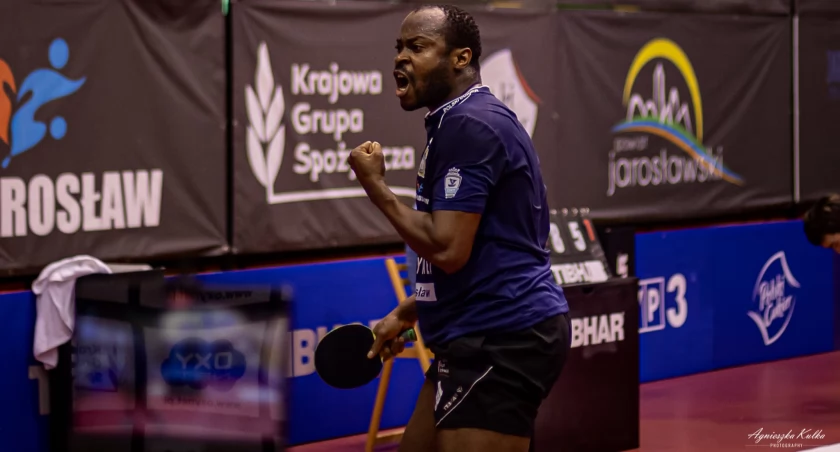 Nigeryjczyk z portugalskim paszportem Quadri Aruna w optymalnej dyspozycji jest w stanie wygrać z każdym zawodnikiem LOTTO Superligi. Fot. Agnieszka Kulka