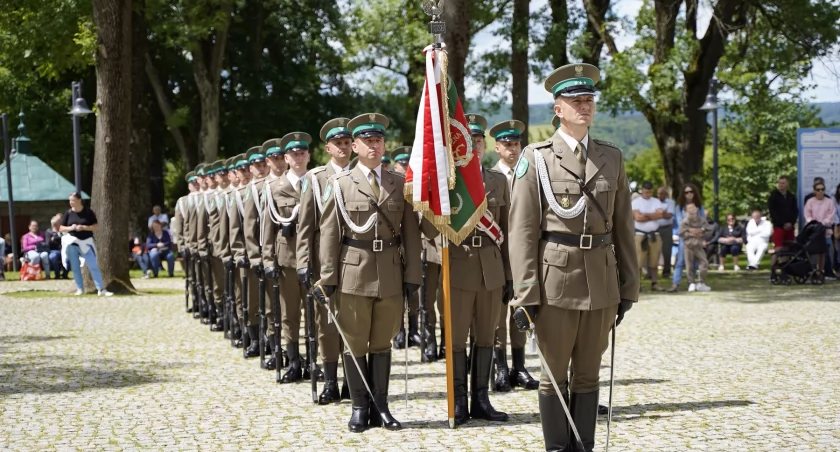 Kalwaryjskie uroczystości odbyły się z udziałem Kompanii Reprezentacyjnej Straży Granicznej./ FOT. BiOSG