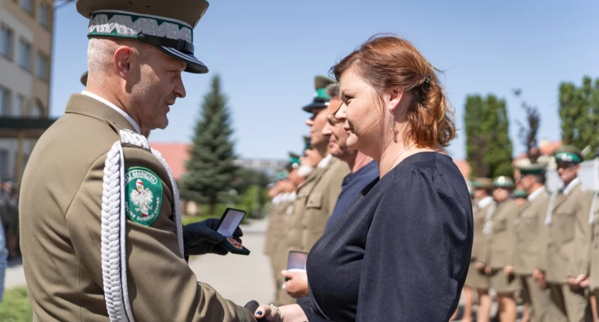 Uroczystości ku czci patrona oddziału zostały połączone z wręczeniem odznaczeń i wyróżnień./ FOT. BiOSG