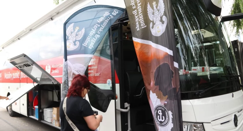 Żołnierze 20. Przemyskiej BOT cyklicznie uczestniczą w wielu akcjach ratujących życie osób, które życiodajnego płynu potrzebują. Fot. 20 Przemyska BOT