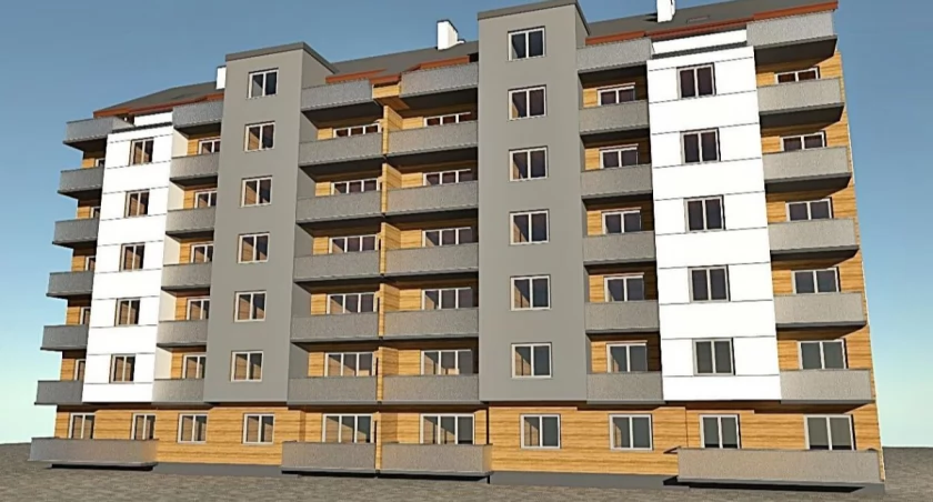 Tak ma wyglądać inwestycja w Przemyślu. Wizualizacja, przygotowana przez spółkę SIM Południe, była znana już grubo ponad rok temu. Fot. SIM Południe