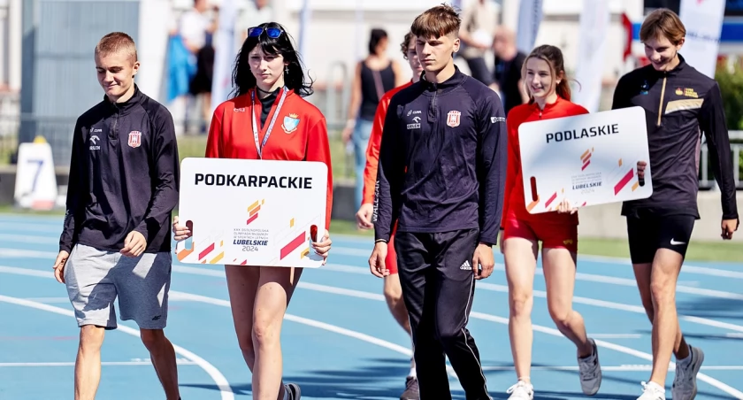 W ekipie z Podkarpacia wystąpiła trójka z UKS „Tempo 5”. Jedną z nich lekkoatletek była dyskobolka Daria Kruszyńska. Fot. zbiory własne