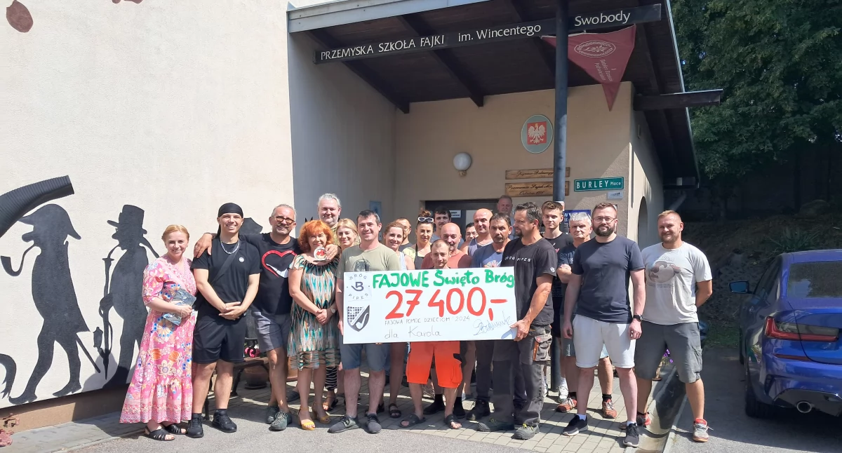Podczas fajowego Swieta zebrano dla Karola 27 tys. 400 zł./Foto: ZW