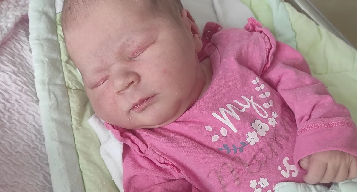 Zuzia Hala, córeczka Sabiny i Tomasza, urodzona 7 sierpnia, o godzinie 13.25, mieszkanka Przeworska. 
