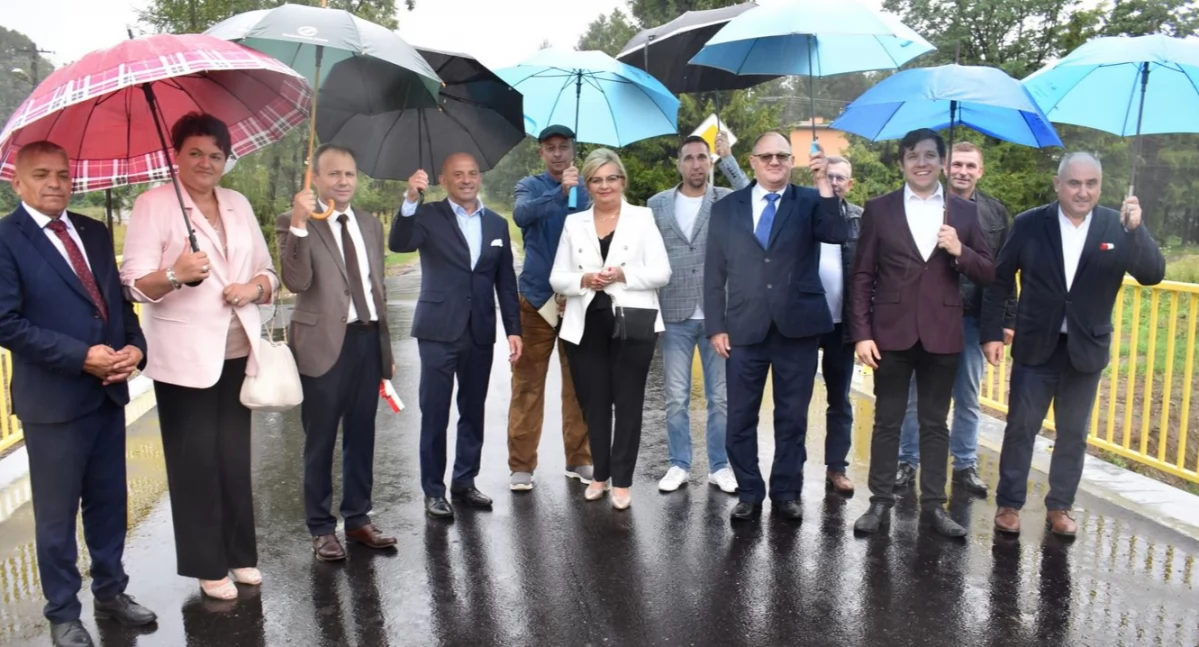 W pierwszym tygodniu sierpnia oficjalnie otwarto wyremontowany most na drodze powiatowej Malawa – Dobrzanka./ FOT. Starostwo Powiatowe w Przemyślu