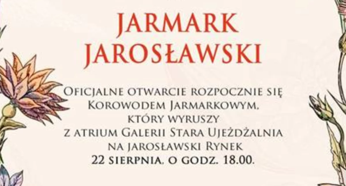 Inne wydarzenia, Handel teatr muzyka Jarmark Jarosławski - zdjęcie, fotografia